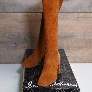 sam Edelman Women's Sulema Suede Toe Knee High Boots 7.5
